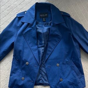 Rachel Zoe Women's Navy Trench Coat